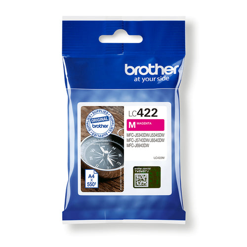 Brother LC-422M ink cartridge 1 pc(s) Original Magenta Brother LC-422M ink cartridge 1 pc(s) Original Magenta